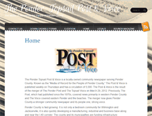 Tablet Screenshot of post-voice.com